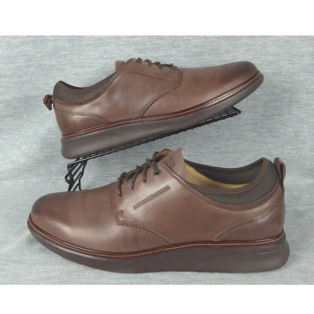 Samuel Hubbard Rafael Sport Lace Up Shoes Mens 14 M Chestnut Brown Leather